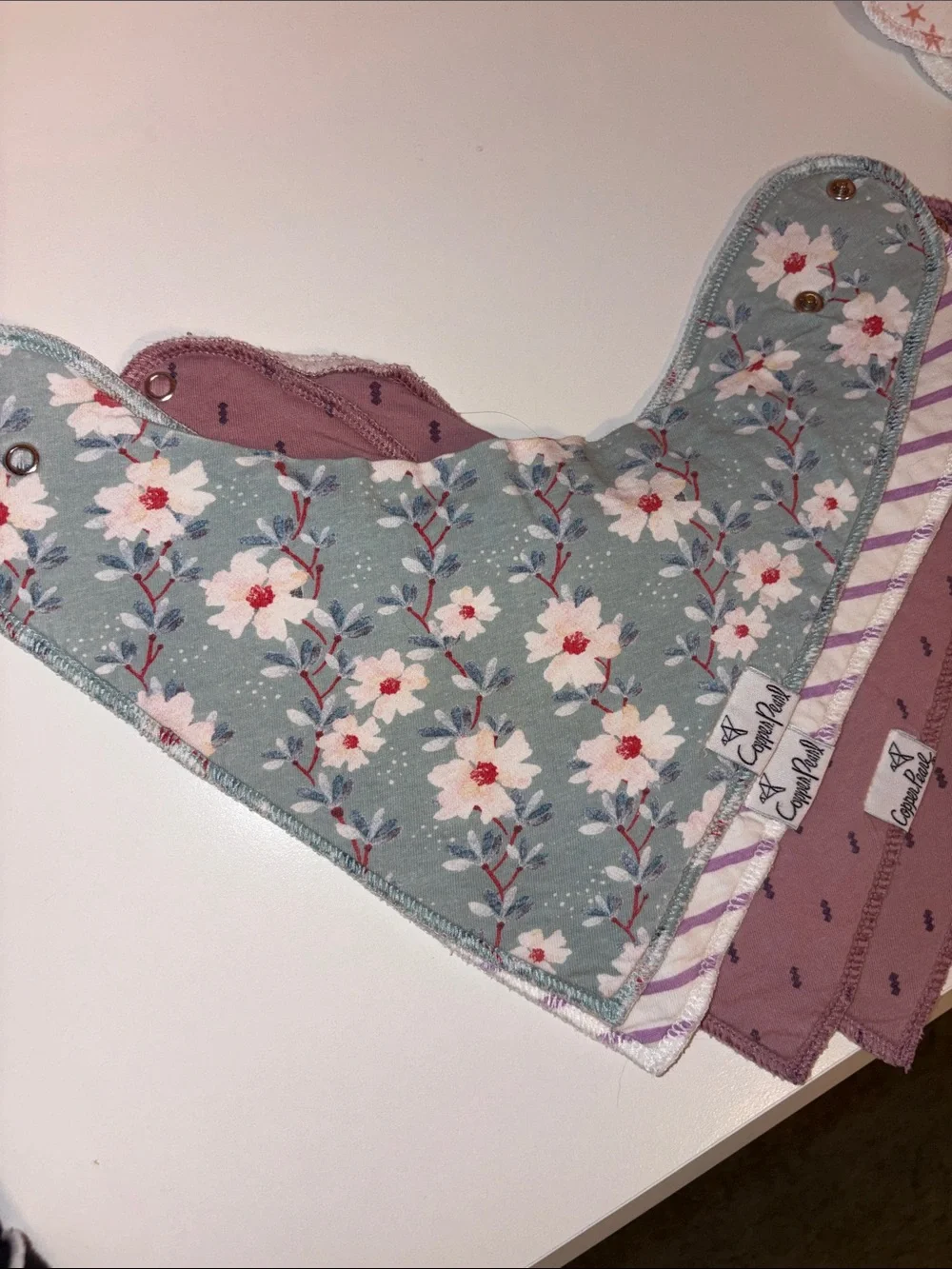 Copper Pearl | bandana bibs